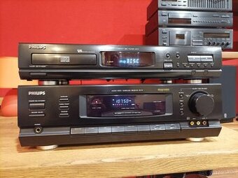 Philips receiver FR 731 + cd player CD 711
