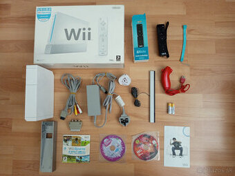 Predám hernú konzolu Nintendo Wii+7 hier iba za 65€