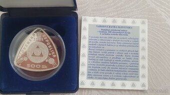 Strieborna minca 500SK - K zaciatku tretieho tisicrocia