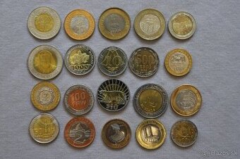 Unc mince bimetalické (20 ks)