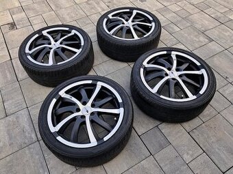 Hlinikove disky R17 Brock + čisto nove letne pneu 215/40 R17