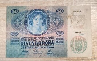 50 koruna, 1914, 1042, Rakúsko - Uhorsko