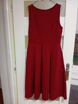 Červené spoločenské šaty, šaty na redovy