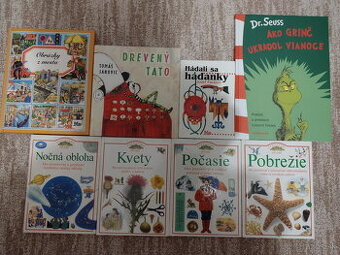 Mix detských kníh -Dráčik,Grinč,Pollyanna,Zvedavými očami...