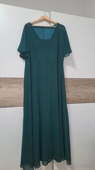 Spoločenské šaty smaragdove xxl