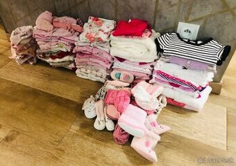 Oblečenie pre dievčatko 0-3m / cca 70ks