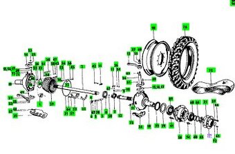 Príruba na manžetovú nápravu
