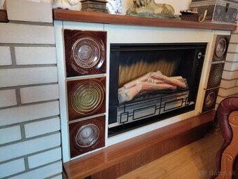 Retro elektrický krb