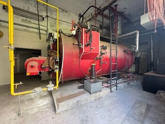 Kotolňa Weishaupt 2250 kW–plynový kotol, horák, fancoily