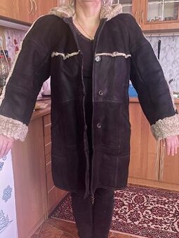 Kožuch ručne šitý pravý Baranina cel.42