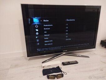 TV SAMSUNG LE46C750 46" Uhl.117cm 3D+okuliare