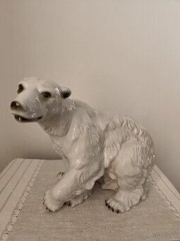 Royal dux veľký medveď porcelánová soška