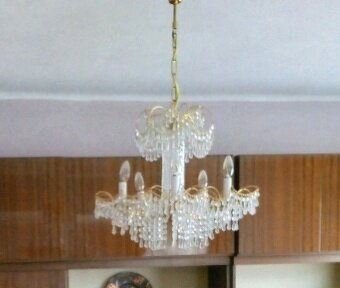 krištáľový luster