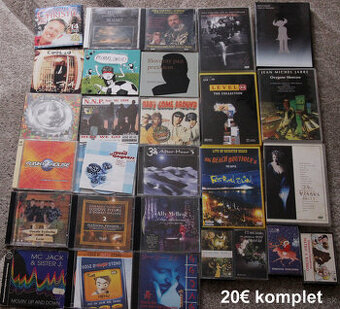 predám CD+DVD+MC všetko spolu