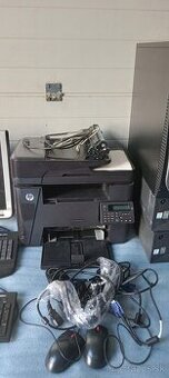 Počítač, PC komponenty, Philips monitor, HP laser tlačiareň