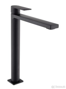 Vysoká umývadlová batéria SAT B-Way bez výpuste čierna matná