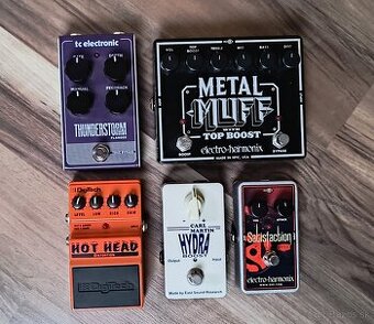 Predám gitarové efekty