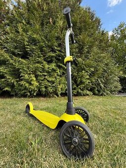 Detská trojkolobežka Oxelo B1 – žltá, super stav