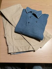 Chlapčenské nohavice a pulóvre