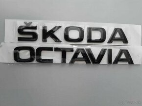 Nápis Škoda Octavia čierny