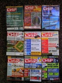 CHIP – časopisy s CD/DVD (1998-2010).