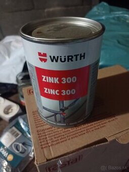 Predám Wurth LAK ANTIKOROZÍVNY ZINOK 300 500ml