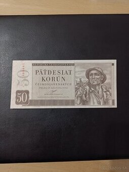 Bankovka 50kčs 1959 séria A38