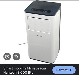 Smart mobilná klimatizácia Hantech 9 000 Btu