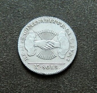 Predám X sols 1790 belgické povstanie
