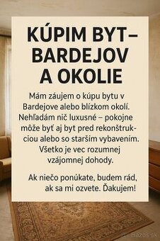 Záujem o byt