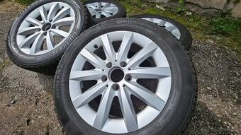 Zimní ALU kola Mercedes 5x112 + Continental 205