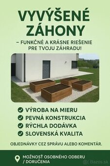 Vyvýšené Zahony červený smrek