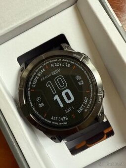 GARMIN FENIX 7X PRO Sapphire Solar – nové + kovový remienok