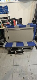 T4 multivan zadná lavica + matrac (postel)