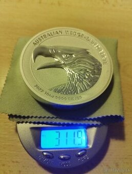 10 Dollars 2022 Austrália AG rýdzosť 999/1000