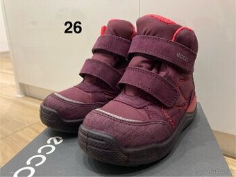 Dievčenské zimné topánky Ecco 25 + 26