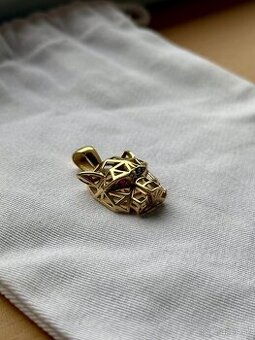 Predám elegantný prívesok zo 14k zlata so zirkónmi