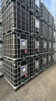 Čierne potravinárske 1000l IBC kontajnery nádrž sud barel