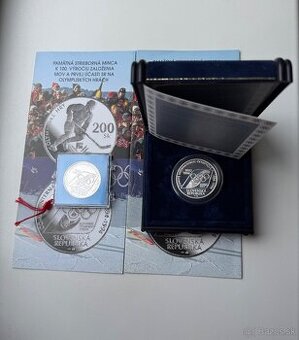 200 Sk 1994 - MOV a prvá účasť SR na OH - 100. výročie PROOF - 1