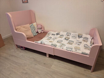 Rastúca postel IKEA Busunge + matrac