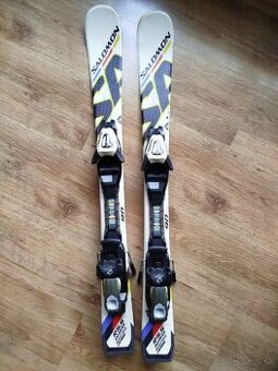 Detské lyže 90cm + lyžiarky, zn.Salomon + Roces
