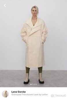 LeGer Celina dlhý kabát oversize