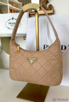 Dámska béžová originál Prada kabelka