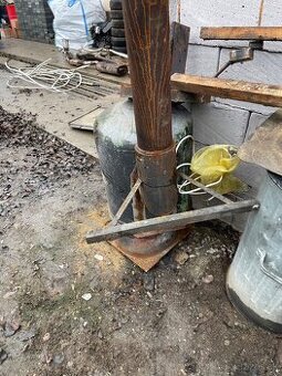 Predám pec / kachle na starý olej – komplet zostava