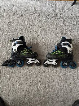 Detské kolieskové korcule nastavitelne