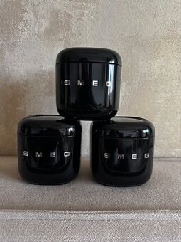 Štýlové dózy Smack čierne 3 kusy