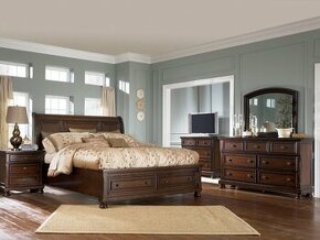 Luxusná spálňa -posteľ so šuflíkmi