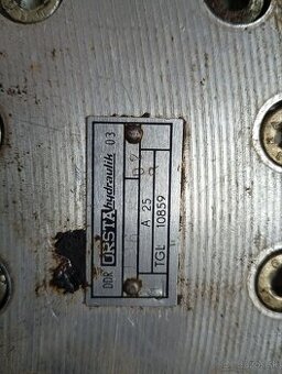 Hydraulické čerpadlo Orsta TGL 10859