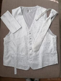 Elegantná svadobná vesta ORSI Slovakia – veľkosť M