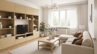 SLOVREAL Na predaj veľký 2 izbový byt Hodruša-Hámre, 85 m2